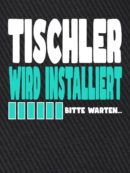 Tischler wird installiert