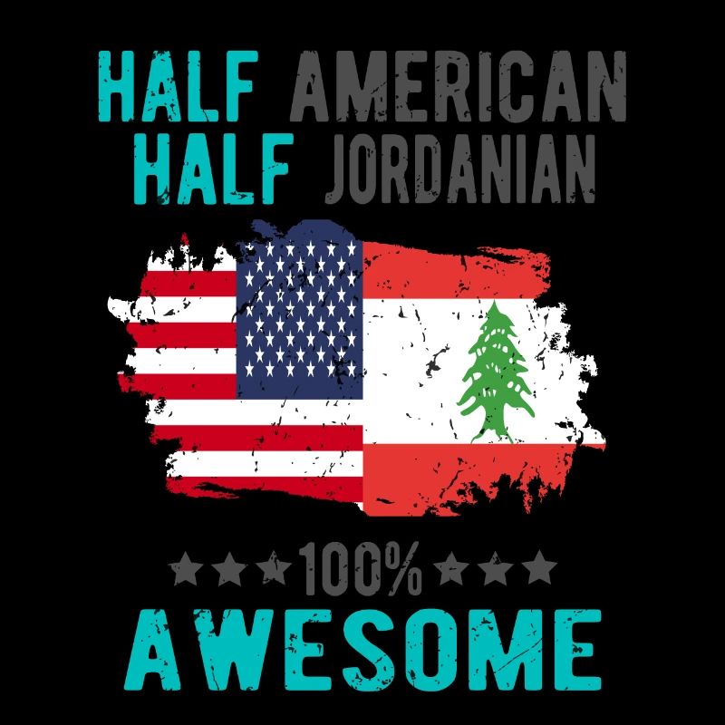 Half American Half Jordanian