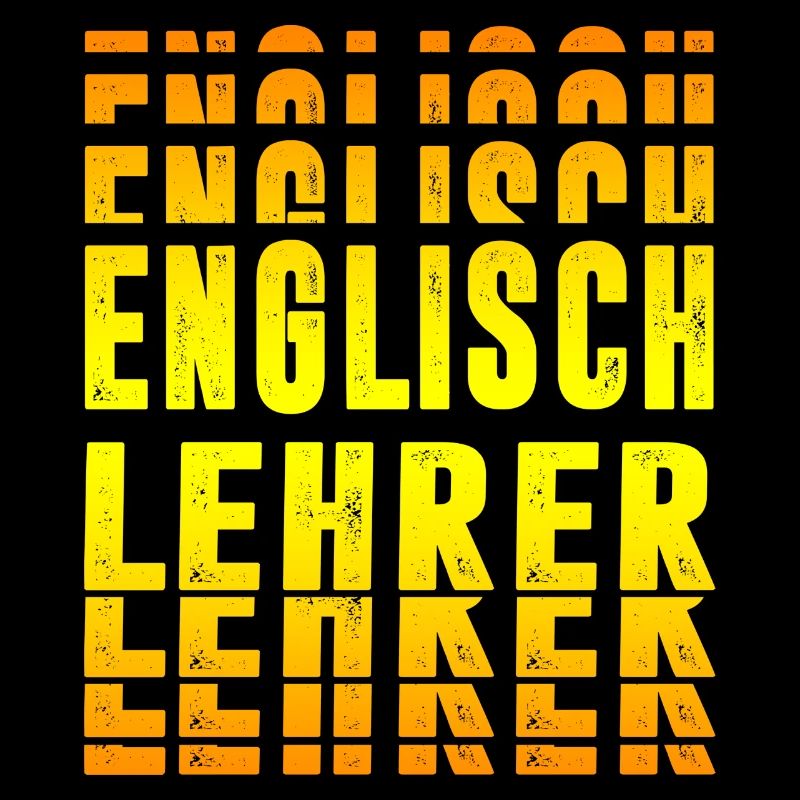 Englisch Lehrer Design