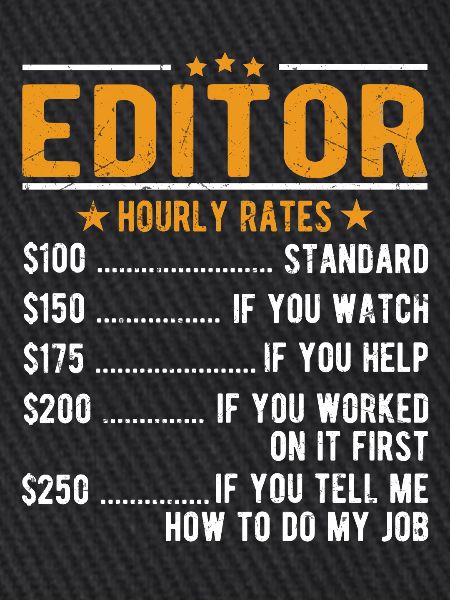 Editor Stundenlohn