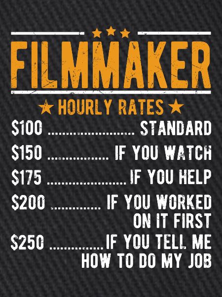 Filmemacher Stundenlohn