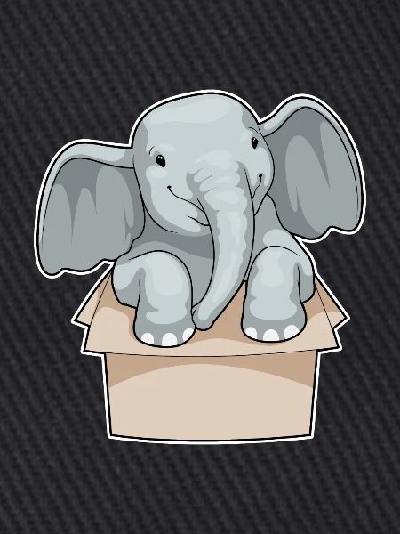Elefant Karton