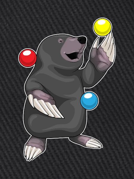 Mole Juggler Juggling