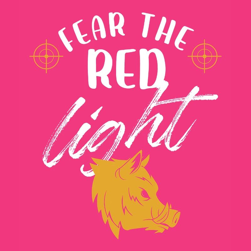 Fear the red light hog hunting