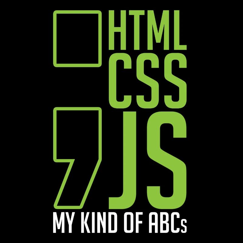 web developer gift html css js my kind of