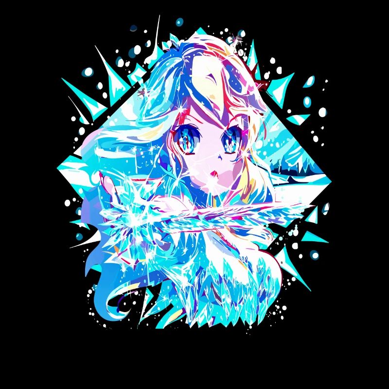 Anime Schneekönigin Eisprinzessin