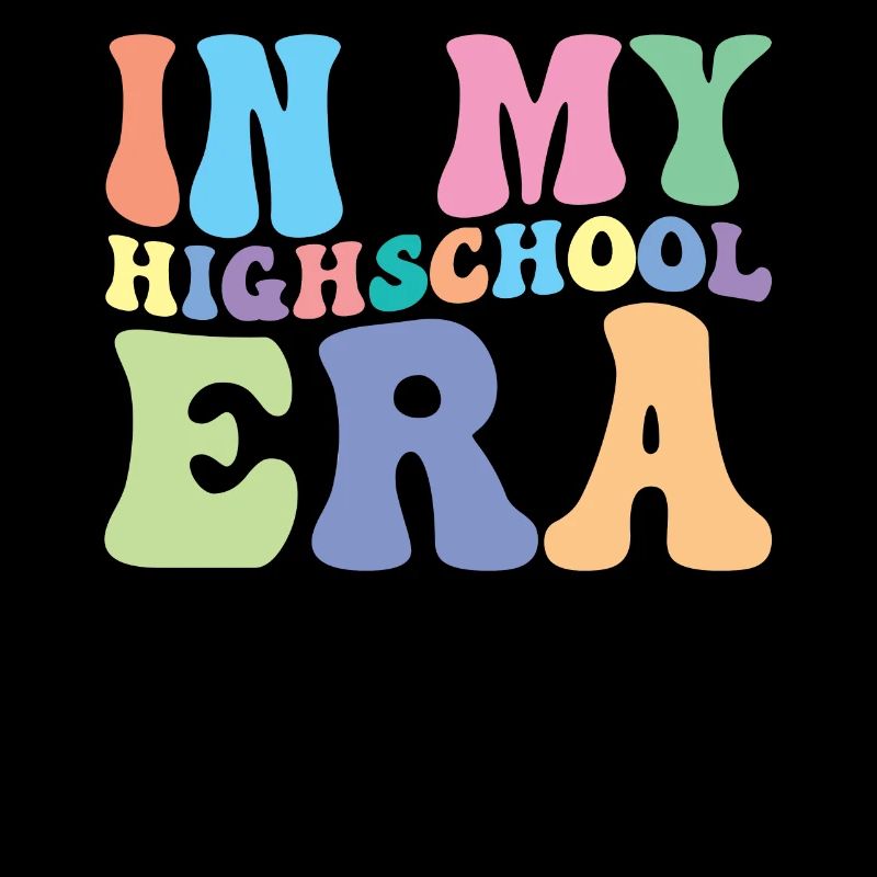 High School Retro Groovy Student