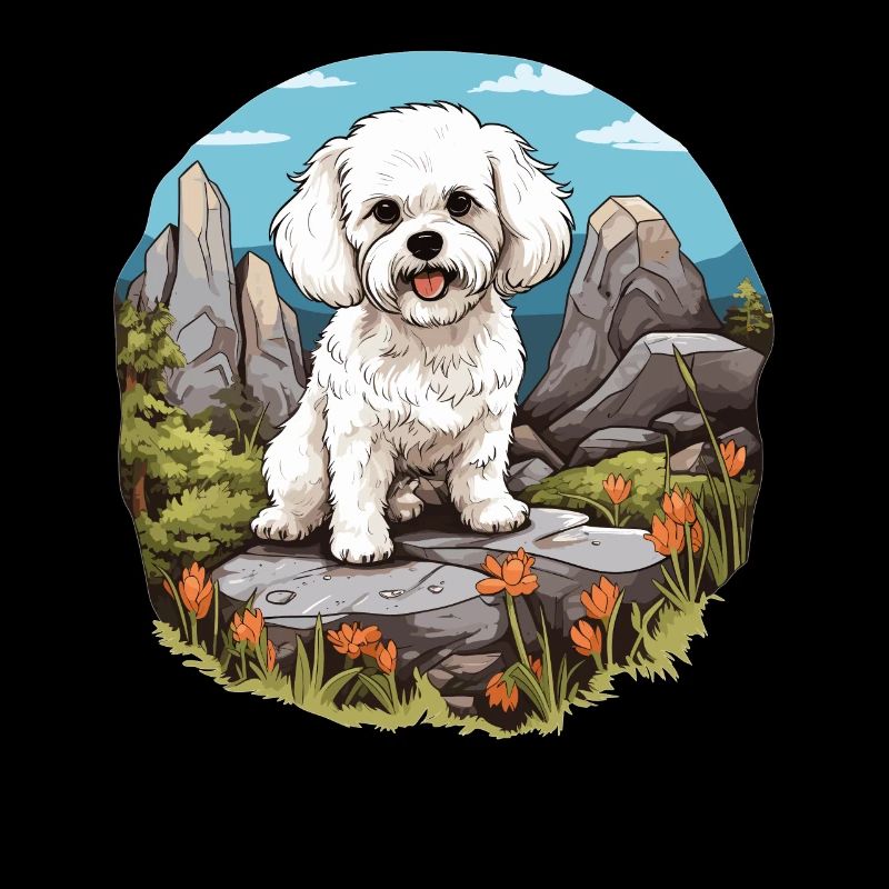 Hund Bichon Friesé