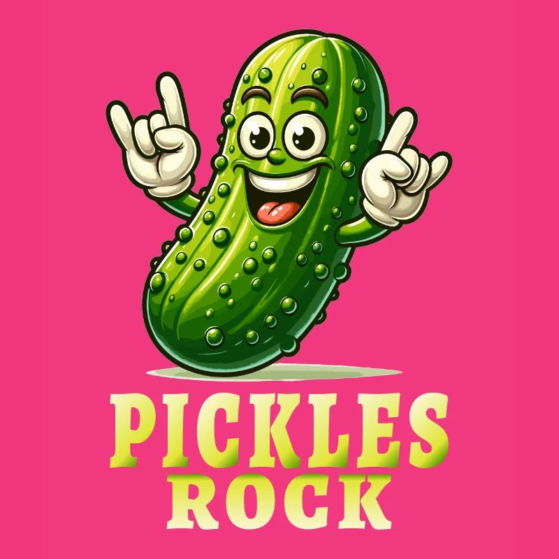 Cornichons Funny Pickles Concombre Jeu de mots