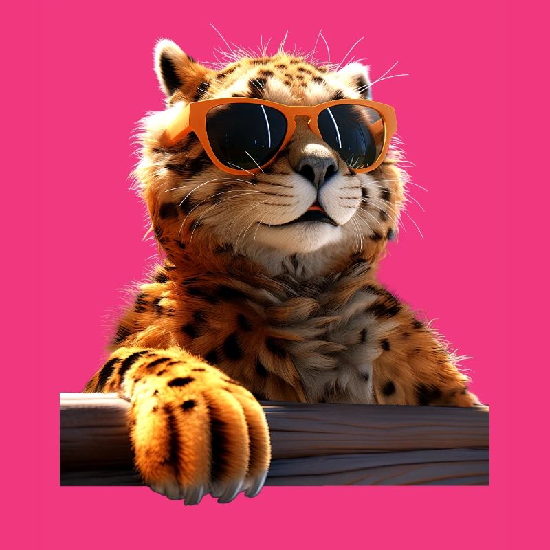 Lunettes de soleil guépard Chats guépard Mignon guépard