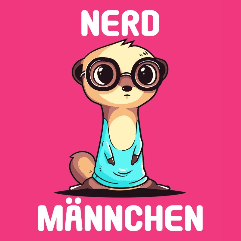 Nerdmännchen Junge Jungen Erdmännchen Nerdy Nerd