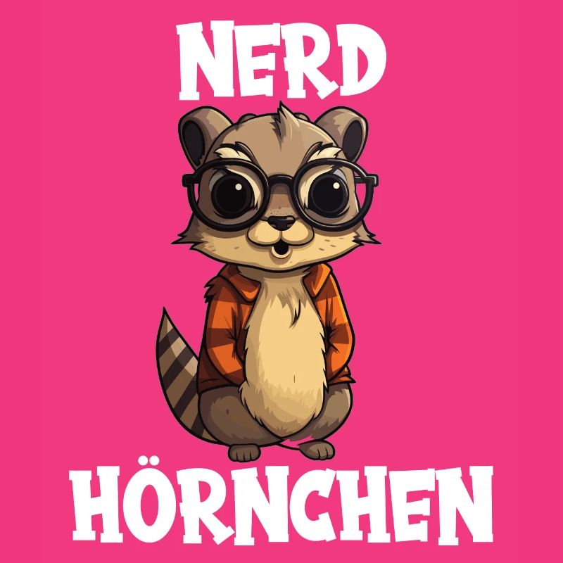Nerdhörnchen Junge Jungen Erdhörnchen Nerdy Nerd
