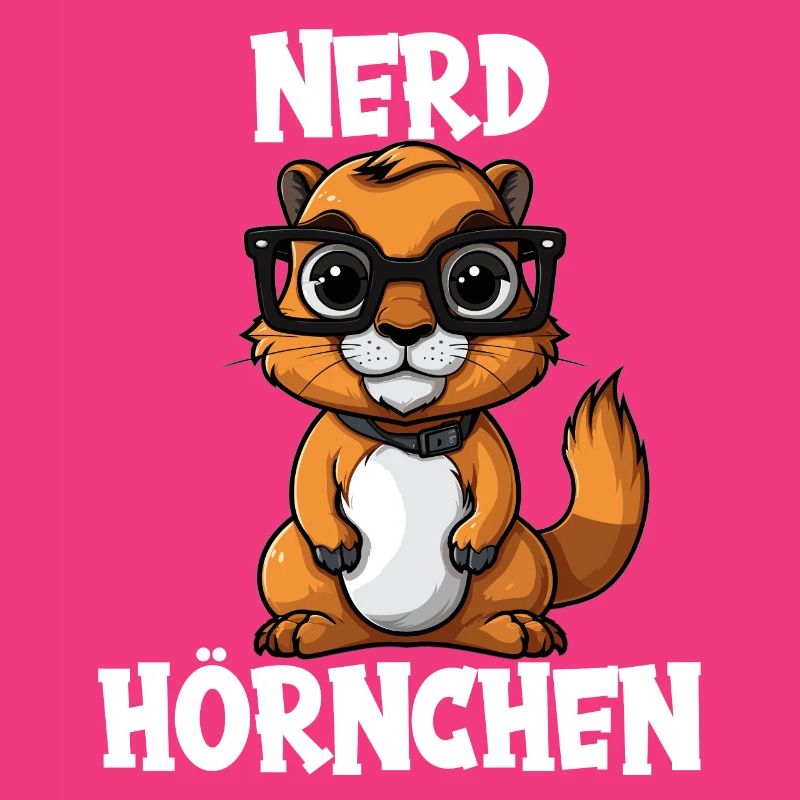 Nerdhörnchen Junge Jungen Erdhörnchen Nerdy Nerd