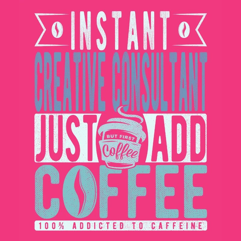 Consultant créatif instantané Il suffit d’ajouter du café