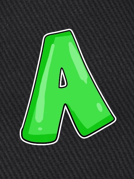 Buchstabe A Anfangsbuchstabe
