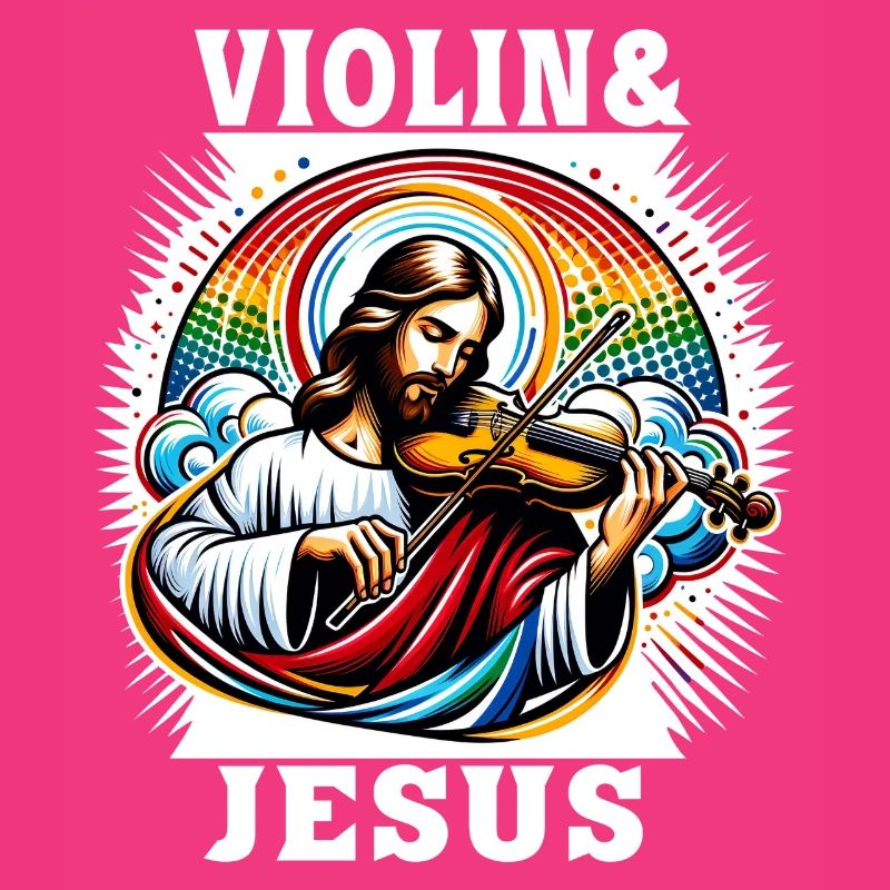 Conception musicale pour violon et Jésus Christ
