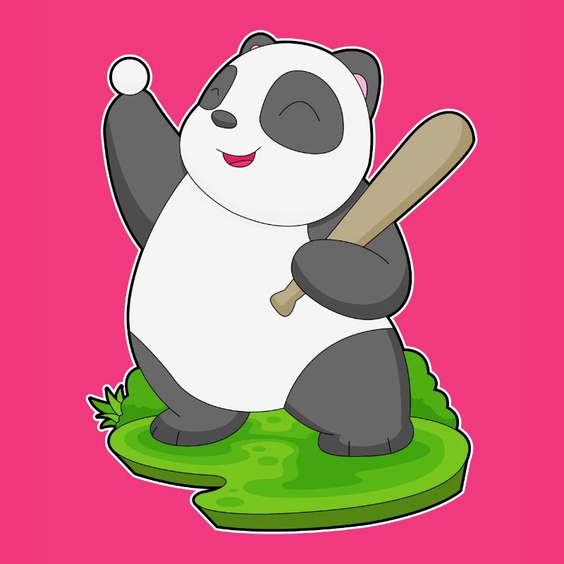 Panda Baseball Batte de baseball