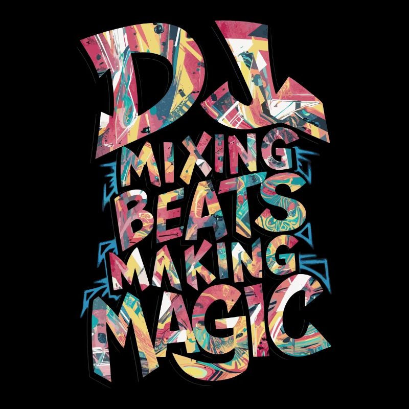 DJ Mixing Beats Making Magic