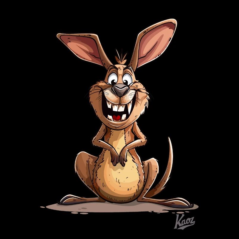 Funny Crooked Teeth: The Crazy Kangaroo