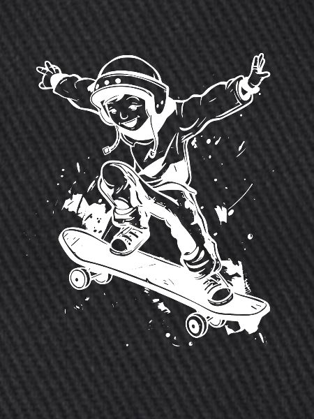 Skateboard Junge