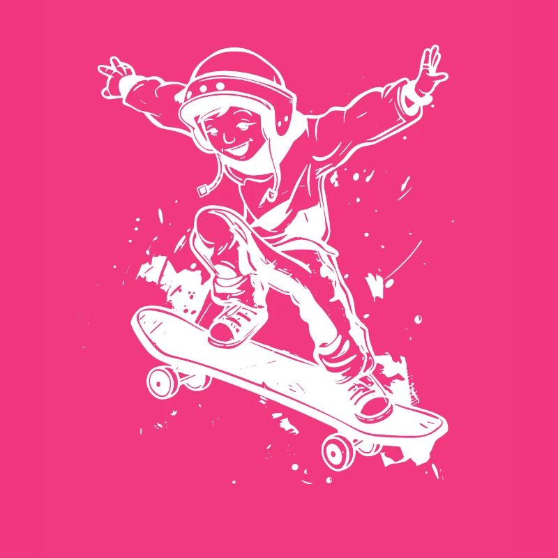 Skateboard Junge