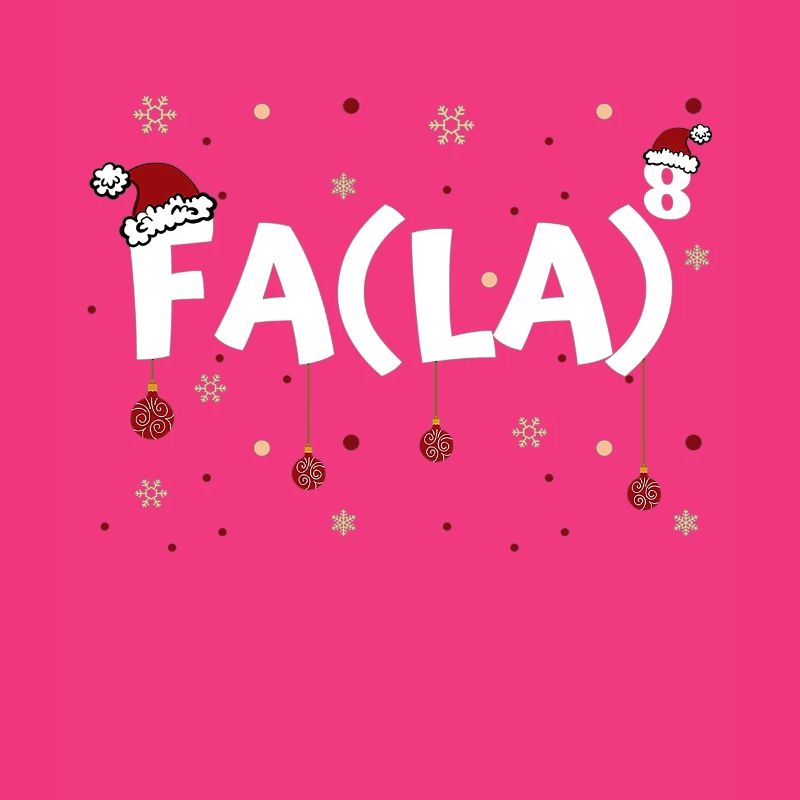 Fa La 8 Funny Christmas Math Teacher Fa La 8