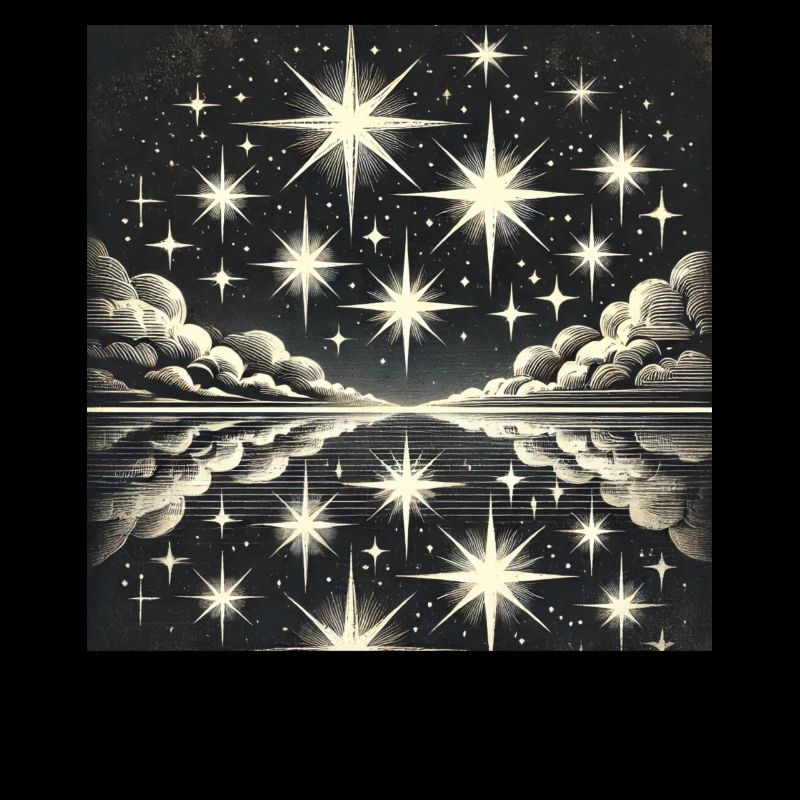 Funkelnder Nachthimmel Sternschnuppe Sterne