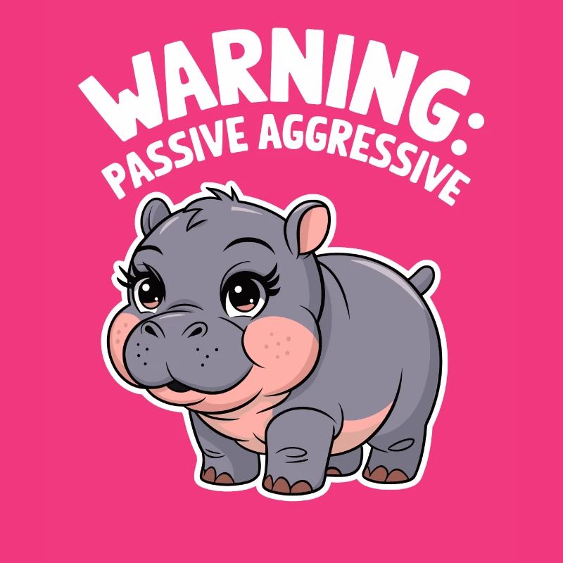 Moo Deng Hippo: Beware, Passive-Aggressive