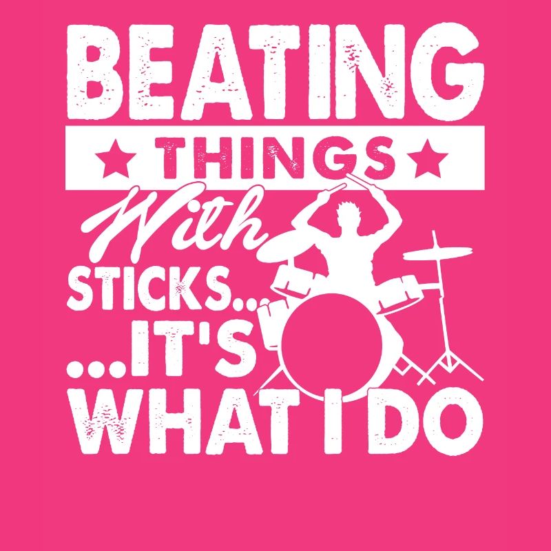 Drummer Drummer Beating With Sticks
