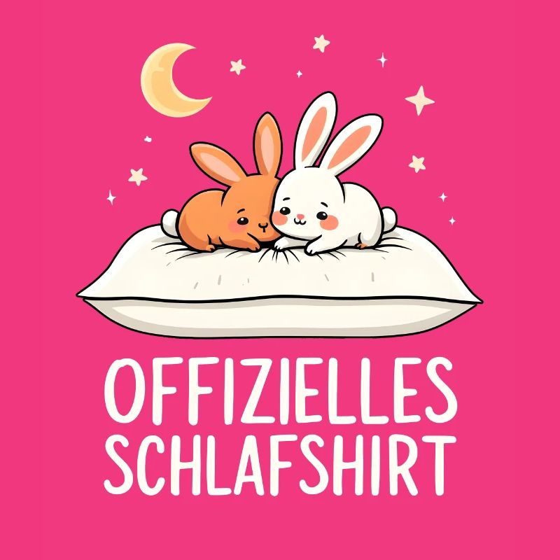 Official Sleeping Shirt Rabbit Pair