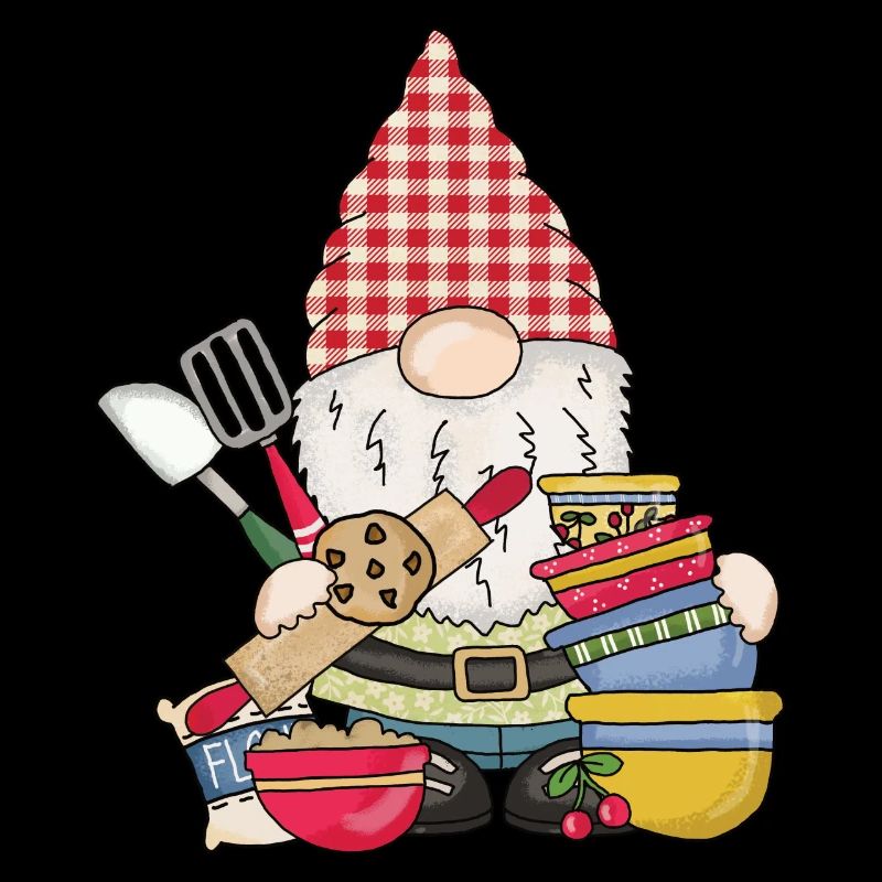 Bäcker Bäckerin Hobbybäcker Backen Wichtel Gnom