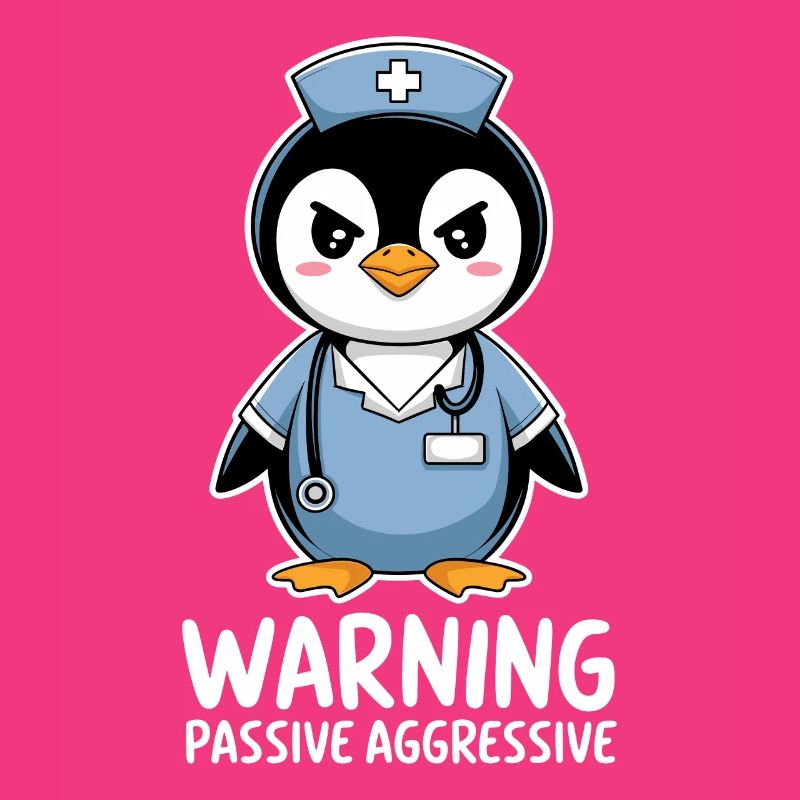 Warning Passive Aggressive Penguin