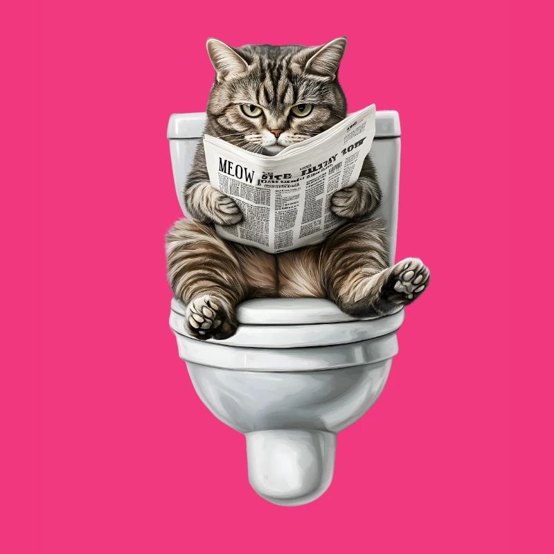 Drôle de chat chat propriétaire de chat Loo Cat Pet