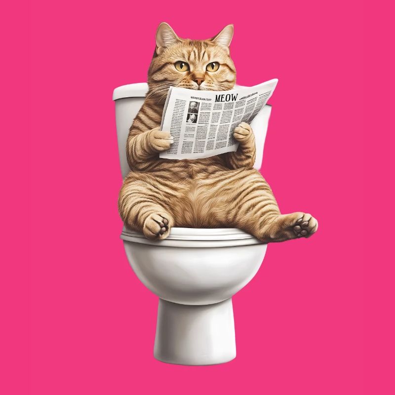 Drôle de chat chat propriétaire de chat Loo Cat Pet
