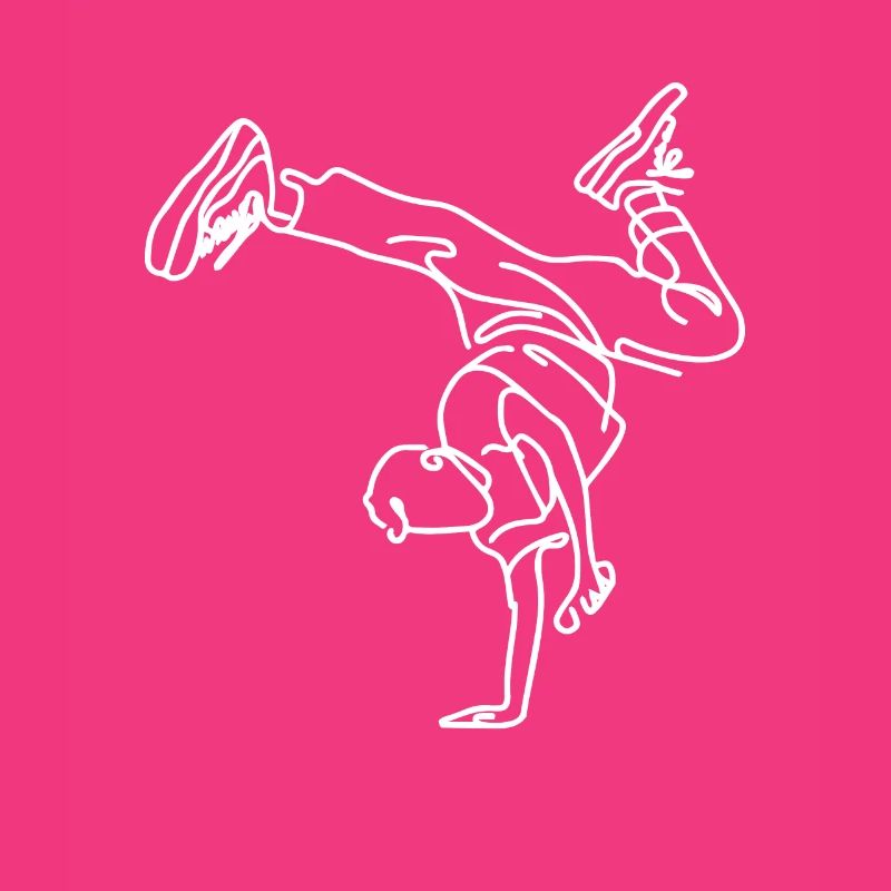 Breakdance garçon dessin