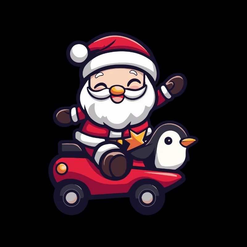 Pingouin Père Noël