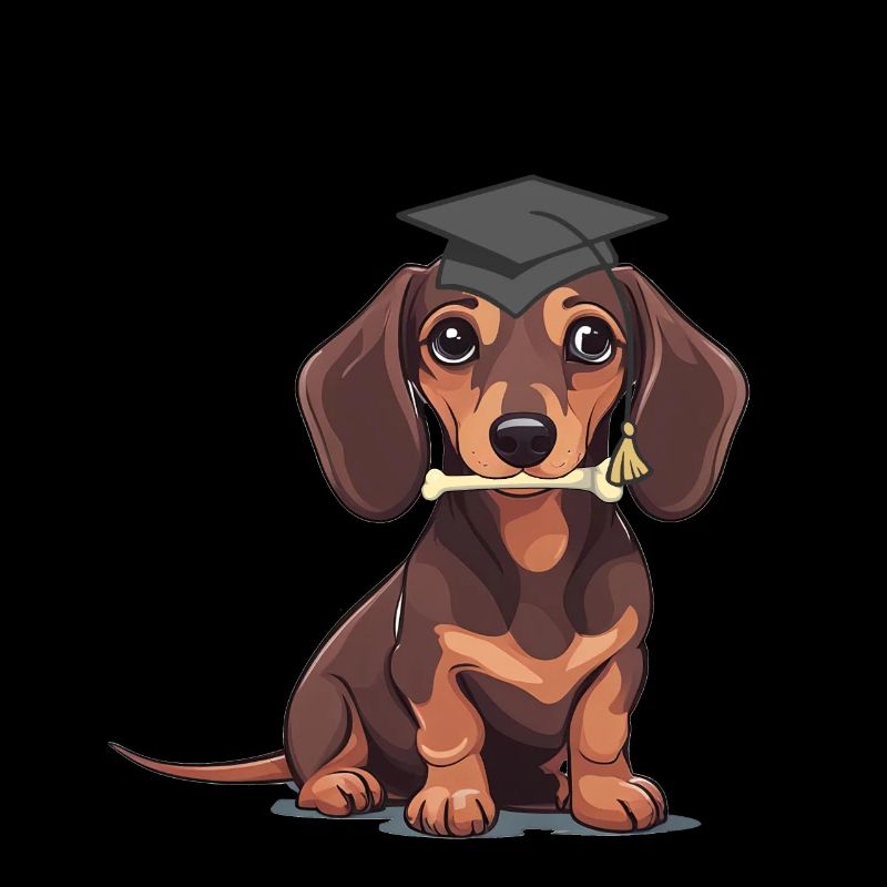 Dackel Student Hund studieren Studium Hunde