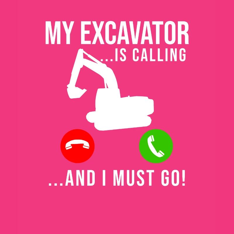 Excavator Construction Worker