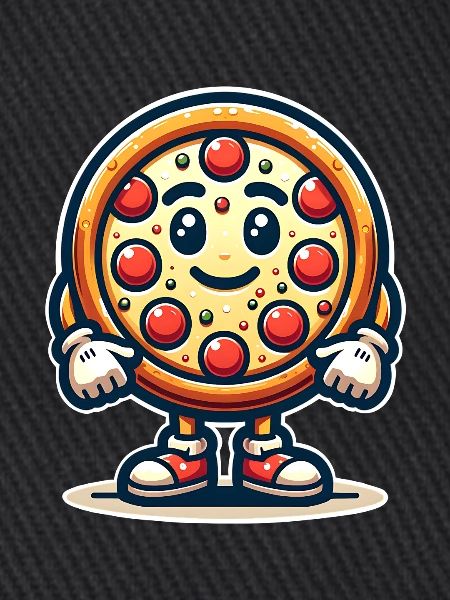 Pizza Maskottchen