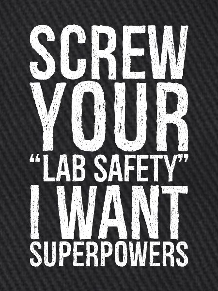 screw your lab safety