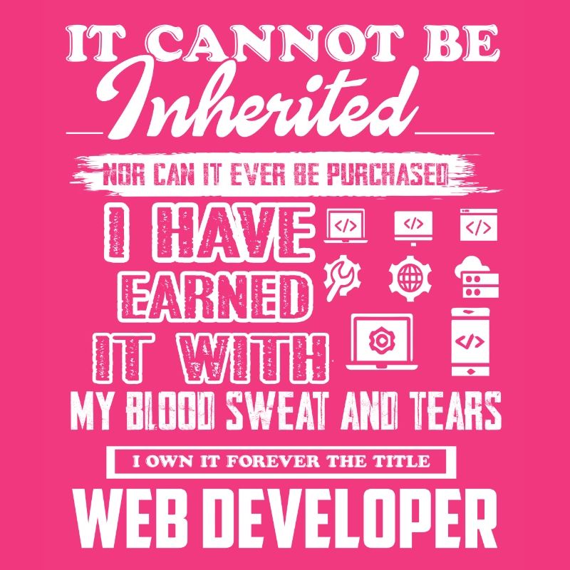 Web Developer Forever The Title Web Developer