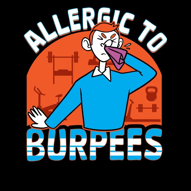 Burpees training, squat, cardio training