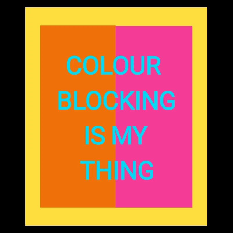 colour blocking