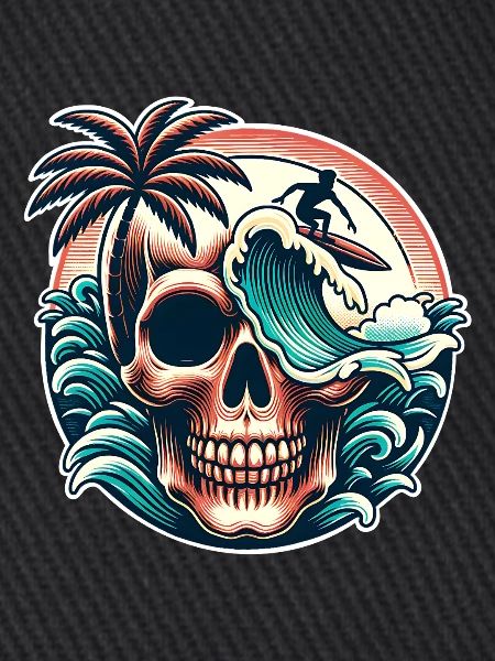 Surfen Surfer skull