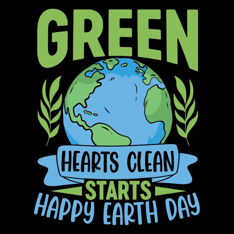 Green Hearts clean commence un joyeux jour de la terre