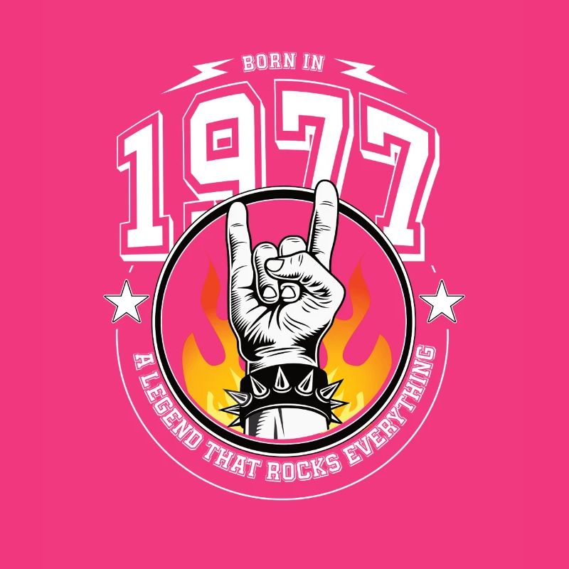 1977 Birthday, rocks everything