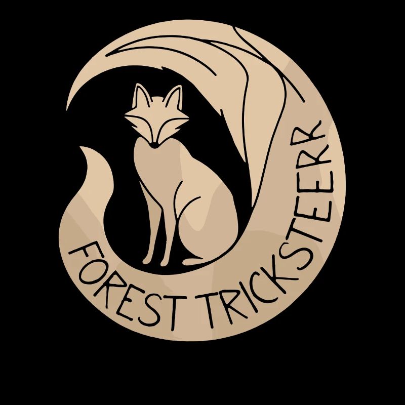 Forêt Tricksteerr Renard Illustration Faune