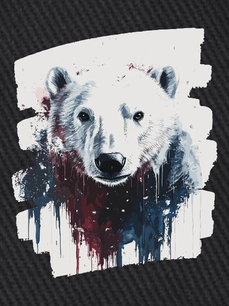 Eisbär Graffiti Sprayer