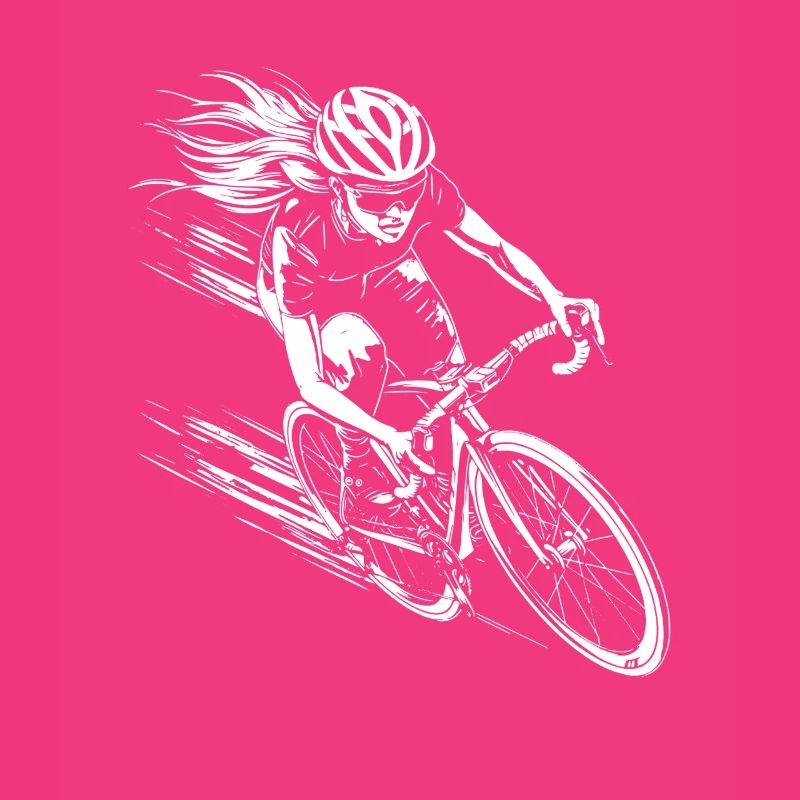 Radfahrerin