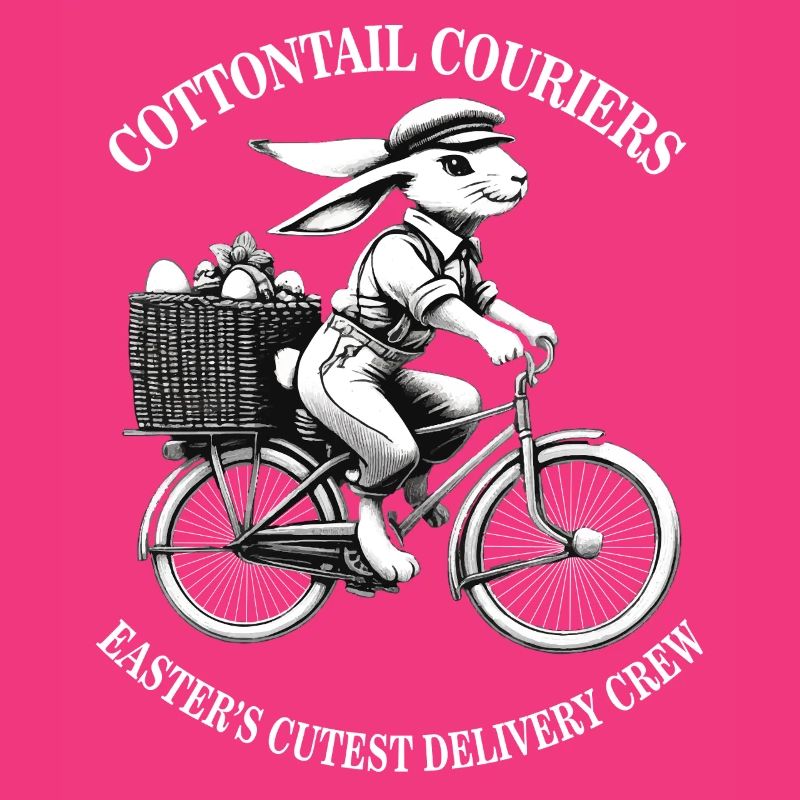 Courrier à queue de coton de Pâques Esthétique rétro